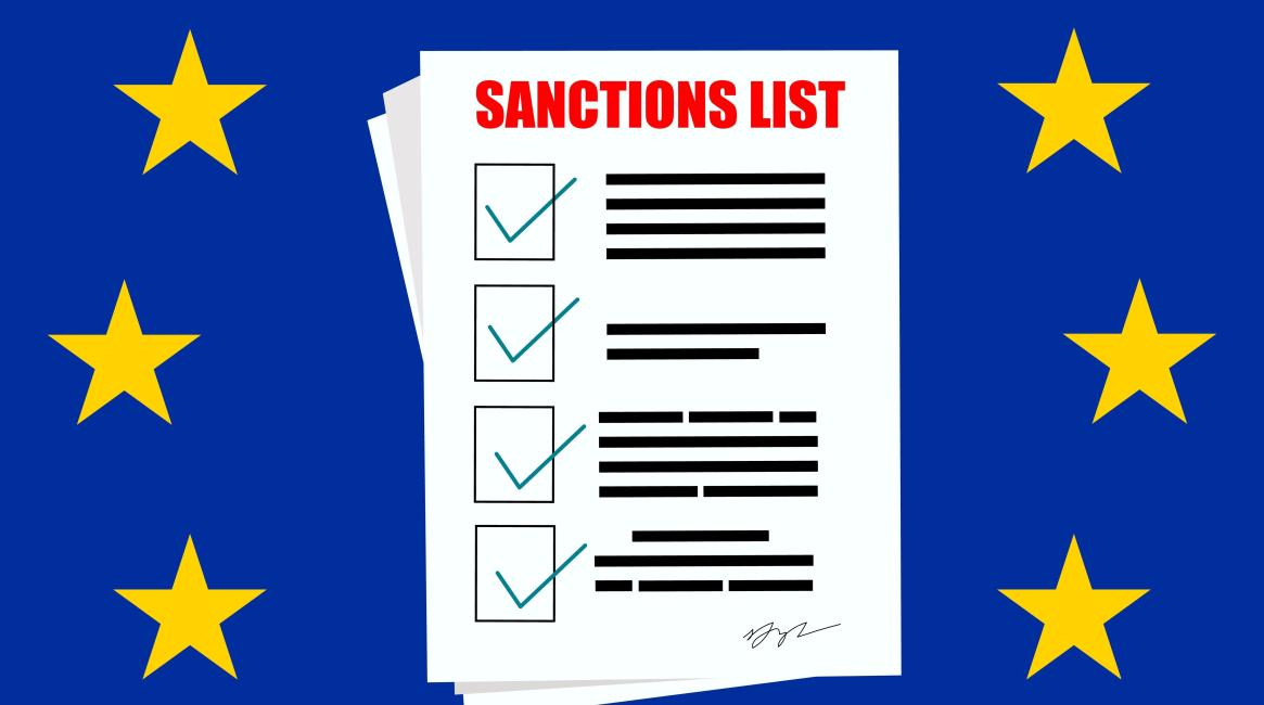 The first package of sanctions to the Russian Federation